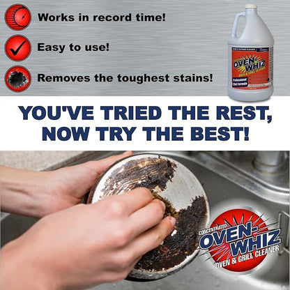 1 Gallon Oven-Whiz Oven & Grill Cleaner by FryOilSaver Co., Removes Tough Stains - Image 5
