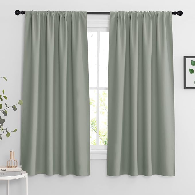 RYB HOME Bedroom Curtains Blackout by RYBHOME