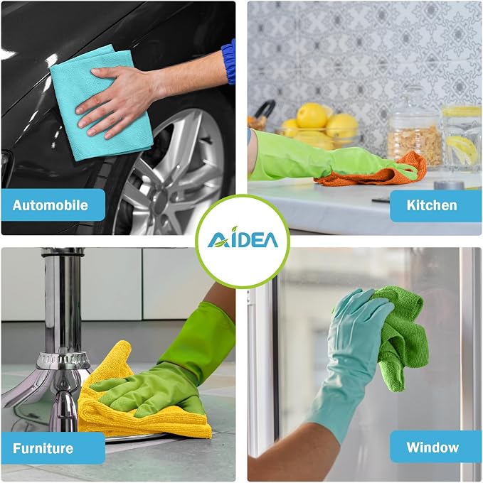 AIDEA Microfiber Cleaning Cloth, Microfiber Towels - Image 4