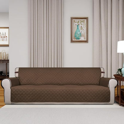 PureFit Reversible Quilted Sofa Cover, Water Resistant Slipcover Furniture - Image 2