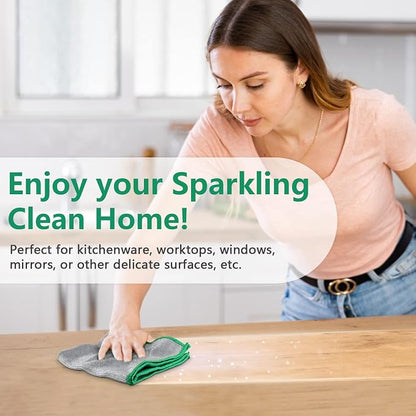 Glass Polishing Cloth Streak Free Miracle Cleaning Cloth Lint Free Microfiber - Image 6