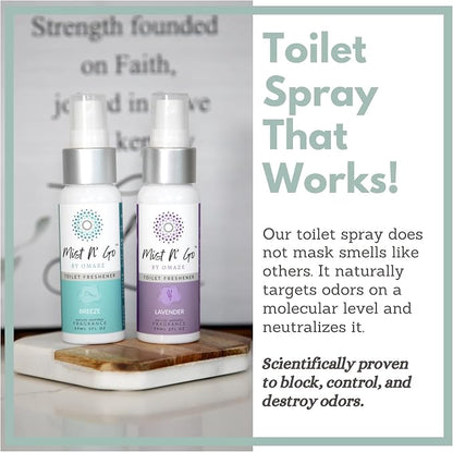 Mist N’ Go by Omaze Travel Bathroom Spray - Image 3