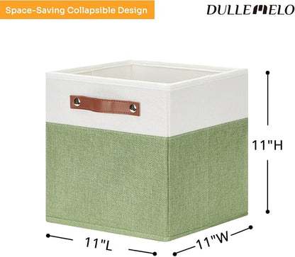 DULLEMELO 11x11 Cube Fabric Organizer Storage Bins - Image 3