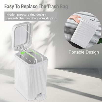 rejomiik Small Bathroom Trash Can - Image 4