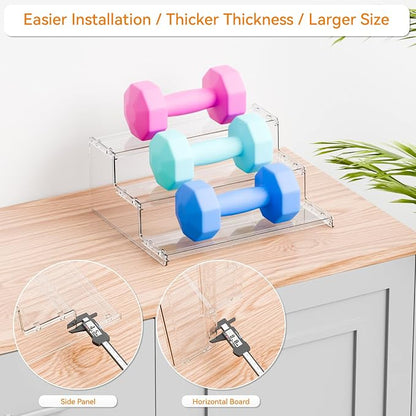 Yieach 2 Pack Tiered Spice Rack Organizer - Image 4