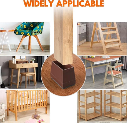Rectangle Chair Leg Protectors for Hardwood Floors - Image 7