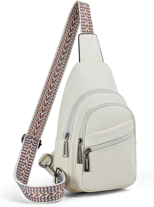 Sling Bag Crossbody Bags for Women Small Cross Body Bag Fanny Packs Chest Sling Purse for Daily Travel Leisure Sport