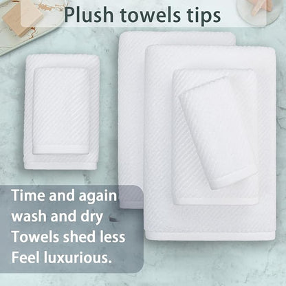 VOOVA & MOVAS White Towels Bathroom Sets - Image 5