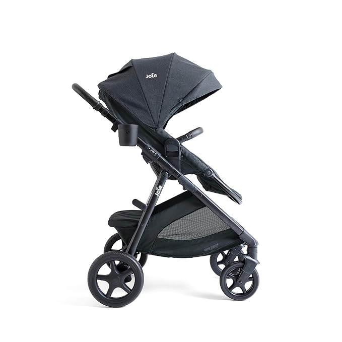 Ginger and Rue Travel System - 4-in-1 Travel System with Lightweight Baby Car Seat and an Included Anti-Rebound Base for Easy Install and Pramette Stroller (Twilight)