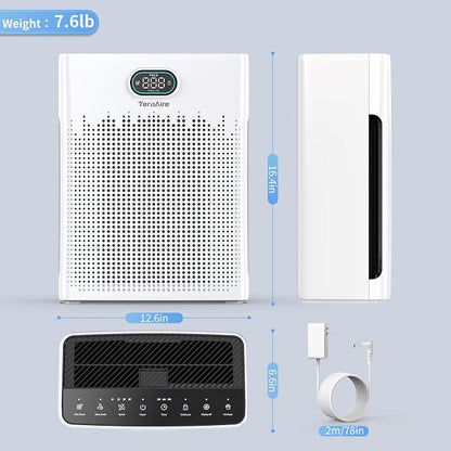 Air Purifiers for Home, PM 2.5 Air Quality Monitor Cover Up to 2200 Ft² - Image 7