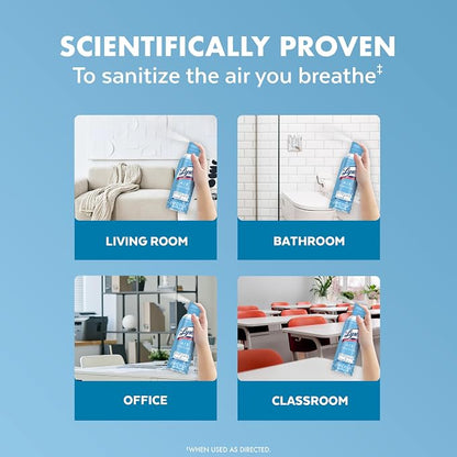 Lysol Air Sanitizer Spray with Odor Eliminator - Image 7