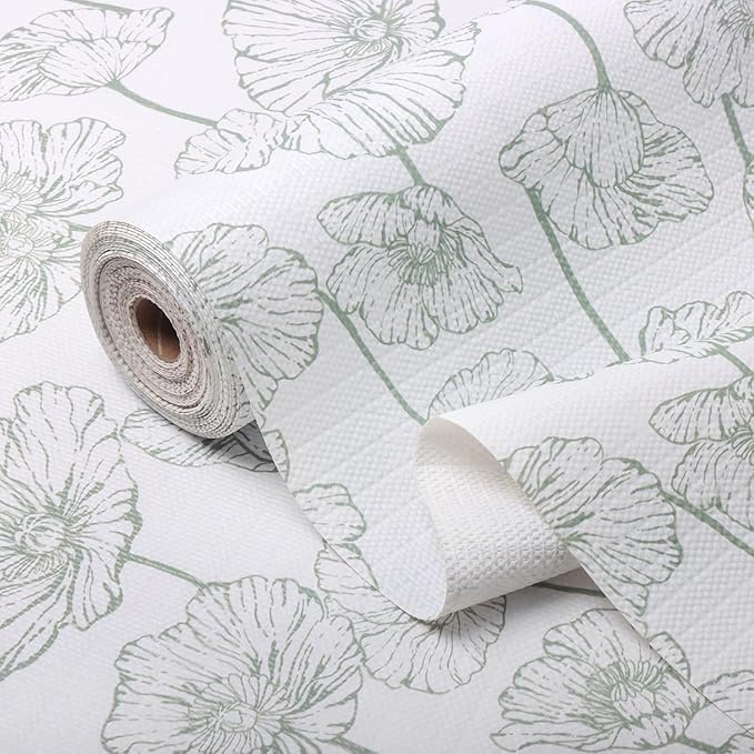 Shelf Liner for Kitchen Cabinets Non Adhesive Kitchen Drawer Liner, Non-Slip by Quttisay