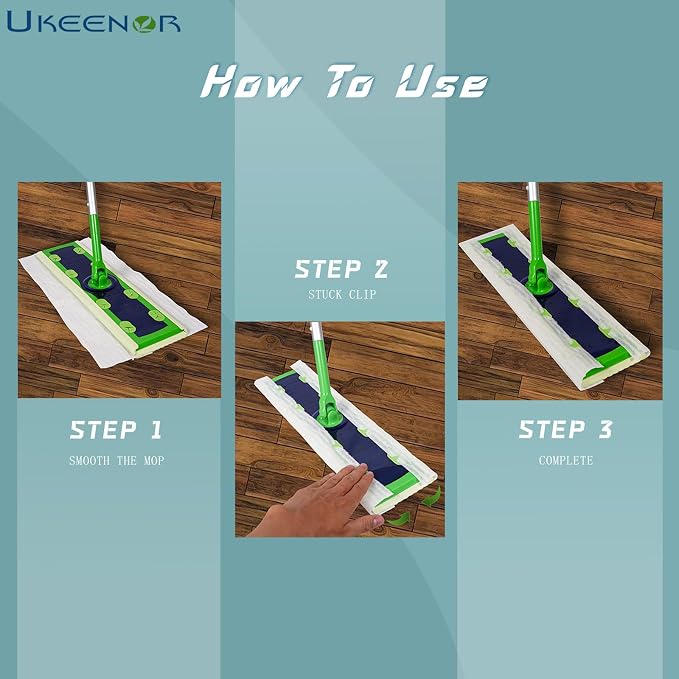 XL Dry Mop Refills 80 Counts Disposable Dusting Cloths Dry Sweeping Refills Dry - Image 6