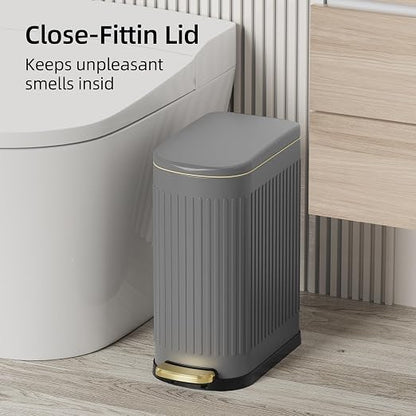 KUK Slim Bathroom Trash Can - Image 2