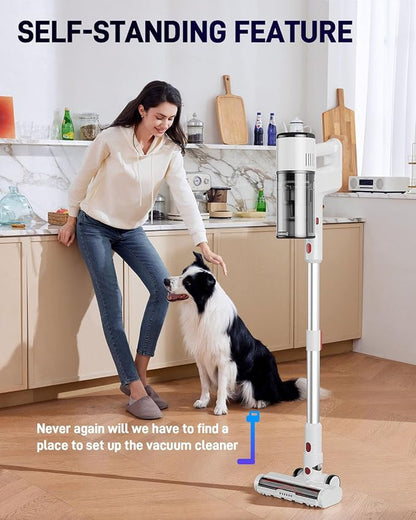 Vacuum Cleaners for Home, Cordless Vacuum Cleaners, 550W 45KPA Stick Handheld - Image 4