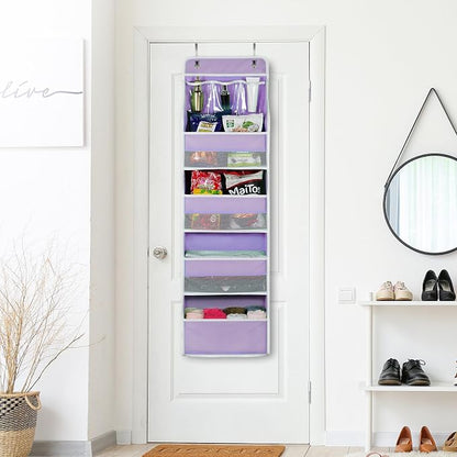 Univivi 5-Shelf Fabric Door Storage Over Door Hanging Organizer - Image 6