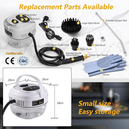 Handheld Steam Cleaner, 2500W Portable Steamer - Image 5
