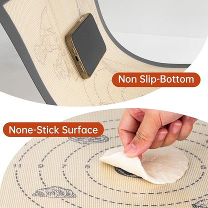 Silicone Baking Mat with 10 Quick Recipes, Extra Thick Silicone Mats - Image 8