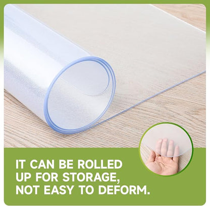 SOONAN Chair Mat for Hardwood Floor, 0.08" Thickness Heavy Duty Computer&Desk - Image 8
