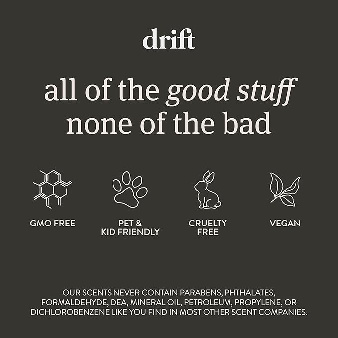 Drift Car Air Freshener - Stone Air Freshener Car Odor Eliminator - Long Lasting Scent - Auto Accessories - Metal Clip - Essential Oils - Clean Ingredients - Amber Scent Starter Kit