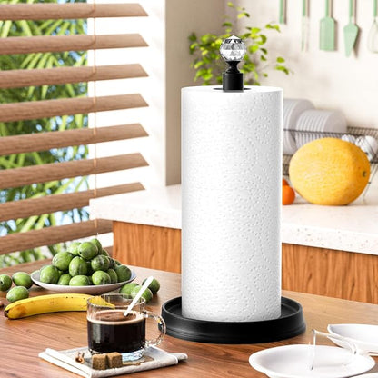 KASUNTO Paper Towel Holder, Steel Paper Towel Holder Countertop - Image 5