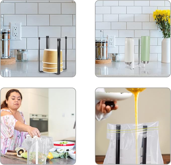 Kitchen Countertop Drying Rack for Bottles, Cups and Plastic Bags - Image 4