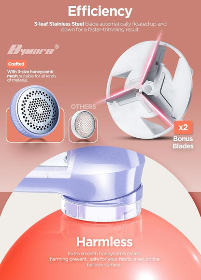 Bymore Fabric Shaver, Lint Remover, Lint Shaver Defuzzer Sweater Shaver - Image 3