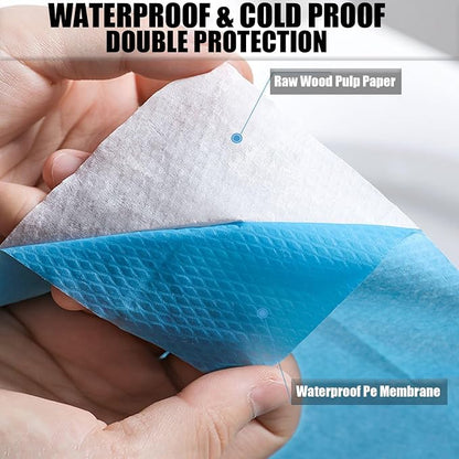80 Pack Toilet Seat Covers Disposable 16x24 Inch XL Portable Toilet Liners - Image 3