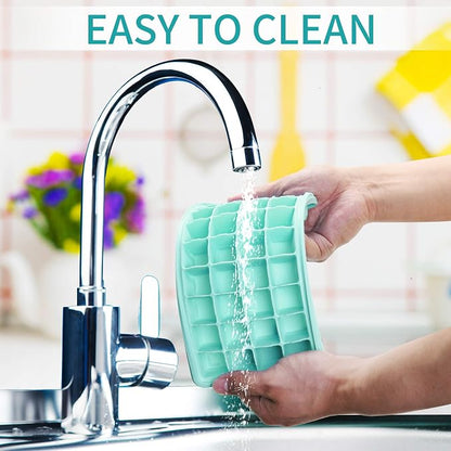 Silicone Ice Cube Tray with Leak-Proof Lid & Storage Bin - Image 7