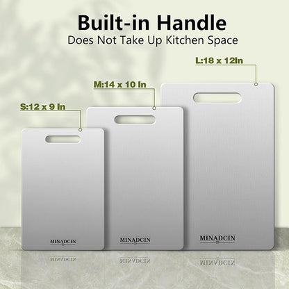 Titanium Cutting Boards For Kitchen, 100% Pure Cut Titanium Cutting Board - Image 8