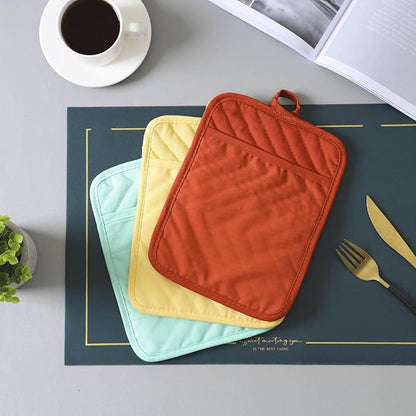 Anyi Pot Holders and Oven Mitts 7" X 9" Heat Resistant Cotton Pocket Pot Holder - Image 6
