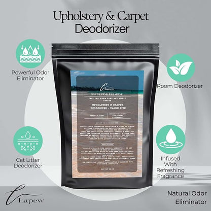 Sandy Pink Paradise Carpet Freshener Powder Refill 36 oz | Powerful Odor - Image 3