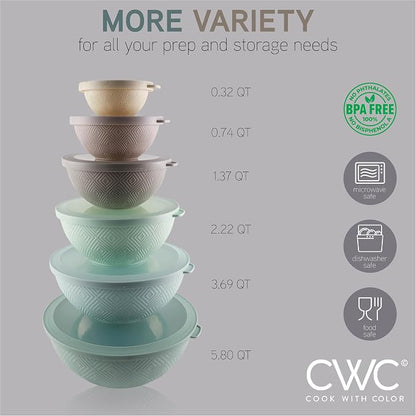 COOK WITH COLOR Mixing Bowls with Lids - Image 2