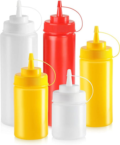 New Star Foodservice 26238 Squeeze Bottles, Wide Mouth, 24 oz - Image 4