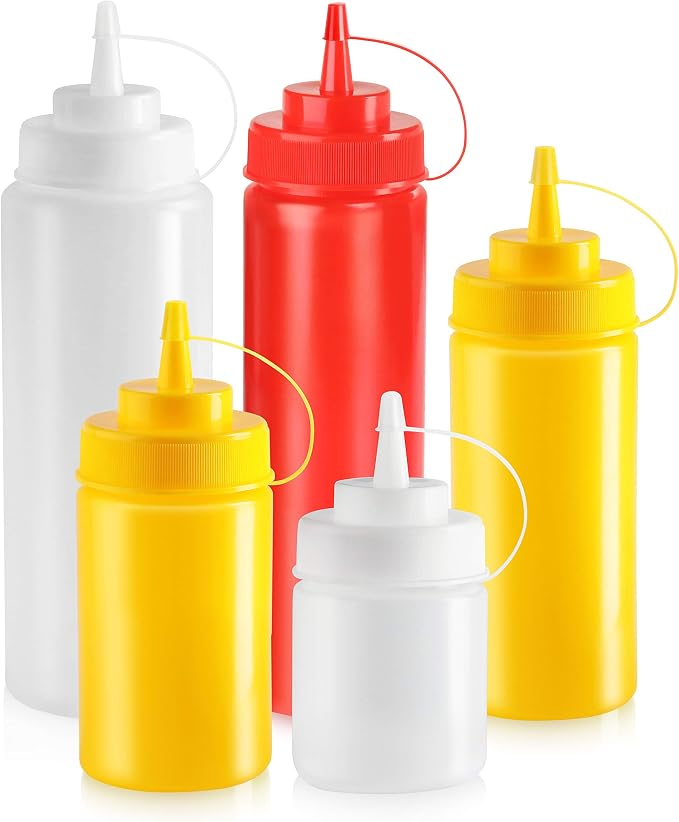 New Star Foodservice 26528 Plastic Squeeze Bottles - Image 4