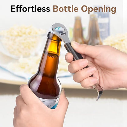 Anyongora 2-in-1 Can Punch Opener & Bottle Opener, Can Opener, Stainless Steel - Image 4