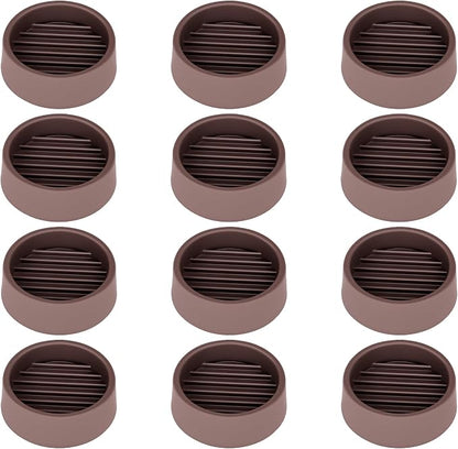 Non Slip Furniture Pads, 1.5” Round Rubber Caster Cups, Anti-Slip Gripper by VOCOMO