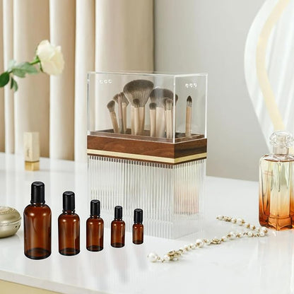 50ML Roller Bottles for Essential Oil, 3 Pack Empty Amber Glass Roller Bottle - Image 7