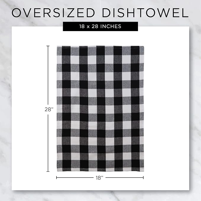 DII Home Sweet Farmhouse Kitchen Collection, Potholder/Oven Mitt/Dishtowel Set - Image 7