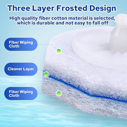 Cecailin® 60pcs Disposable Toilet Brush. Bathroom Cleaning. Disposable Bowl - Image 2