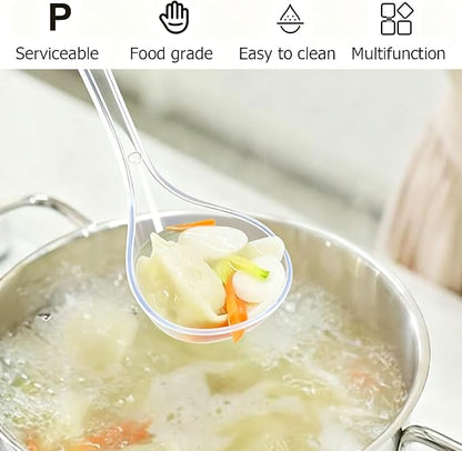 Large Plastic Serving Spoons, Disposable Heavy Duty Serving Spoons, Long Handle - Image 5