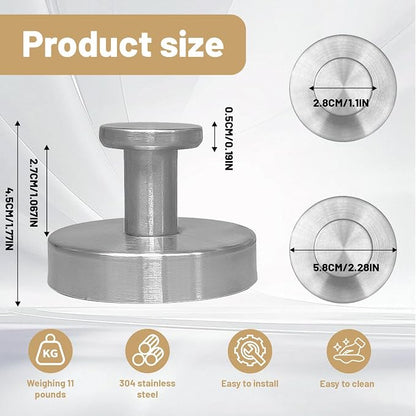 4 Pcs Suction Cup Hooks，No-Drill Suction Cup Hooks， Removable Hook，Towel - Image 6