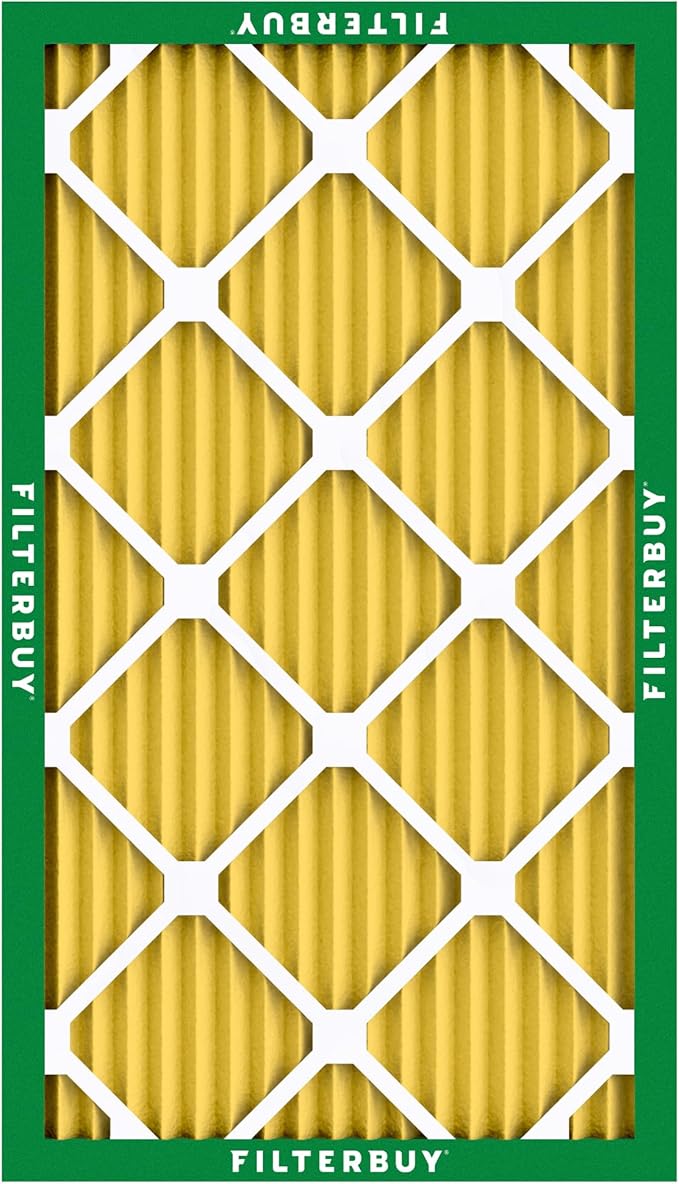 Filterbuy 15x30x1 Air Filter MERV 11 (MPR 1200) Allergen Defense Replacement (4-Pack), Electrostatic Pleated HVAC AC Furnace Filters, Made in USA (Actual Size: 14.50 x 29.50 x 0.75)