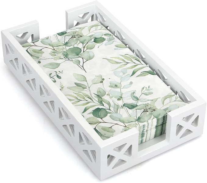 Guest Towel Holder Tray for Bathroom Napkin Holder Modern Disposable Hand Towel by Renawe