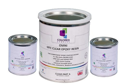 Colored Epoxies 1038 Clear 1.5 Gallon Kit Resin and Hardener by ColoredEpoxies