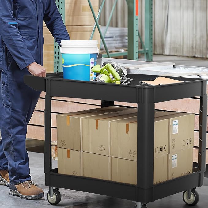 Heavy Duty Rolling Utility Cart - Image 4