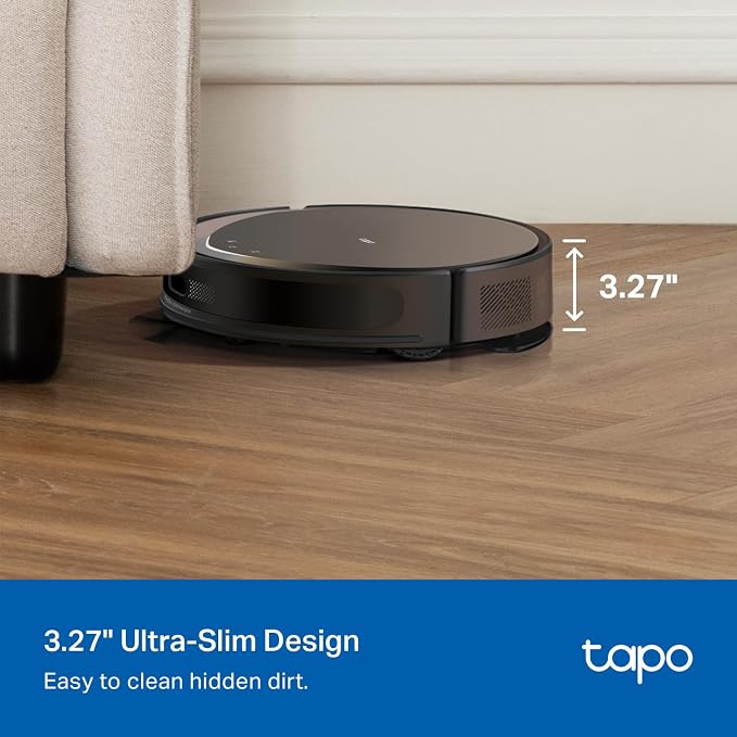 Tapo Ultra-Slim LiDAR Smart Navigation Robot Vacuum and Mop - Image 3