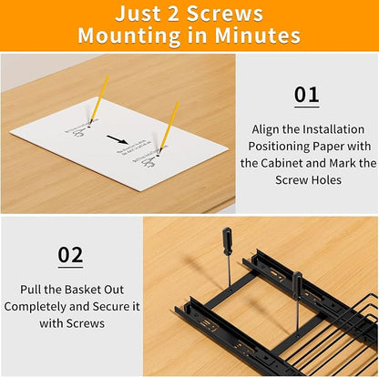 RCHYFEED Pull Out Spice Rack Organizer - Image 6