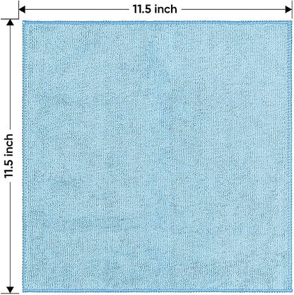 HOMEXCEL Microfiber Cleaning Cloth 20 Pack 11.5 x 11.5 inch Microfiber Towels - Image 7
