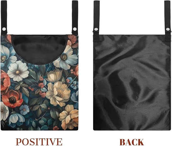 Art Flowers Clothes Pin Bags Clothespin Bag Holder Clothespin Holder 14.5 x 12 - Image 7